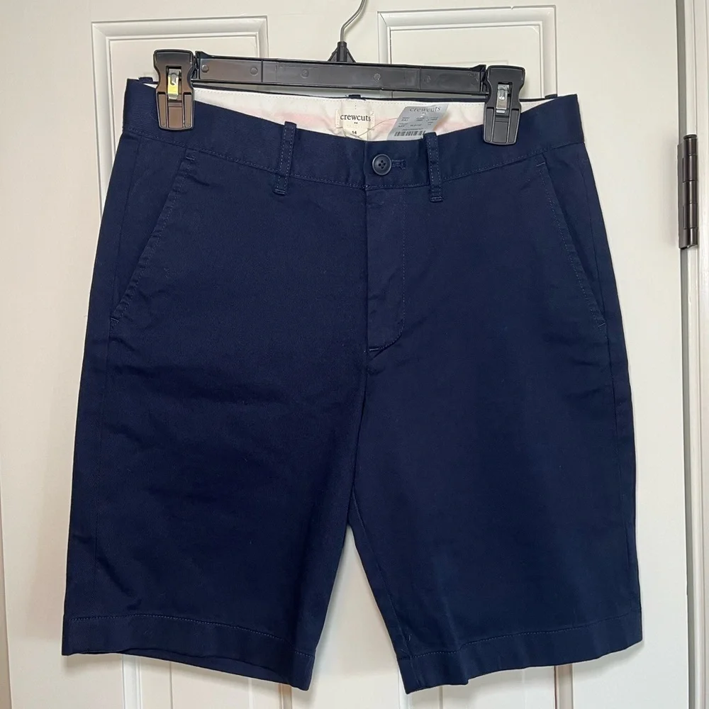 NEW Crewcuts Size 14 Girls Navy Blue Shorts